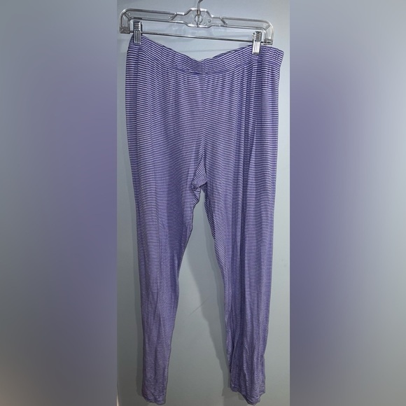 Blue and white striped pajama pants - Picture 3 of 6